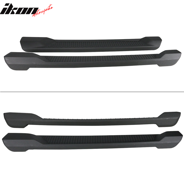 2018-2024 Jeep Wrangler JL 2 Door OE Textured Black Running Boards ABS