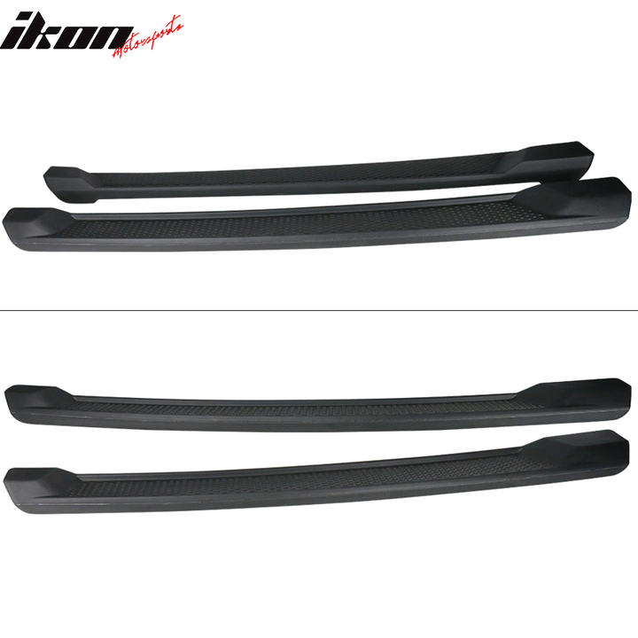 2018-2024 Jeep Wrangler JL 4-Door OE Textured Black Running Boards ABS