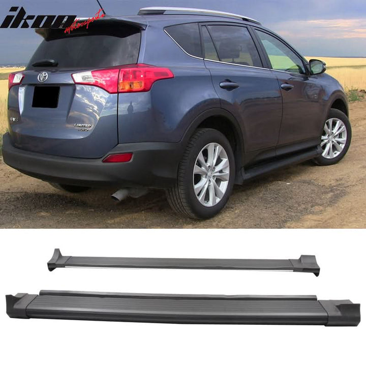 2013-2016 Toyota RAV4 OE Style Black Running Board Side Step Aluminum
