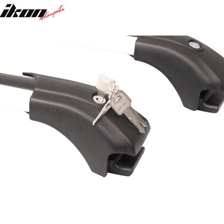 2014-2020 Nissan Rogue OE Luxury Black Roof Rack Cross Bar Aluminum