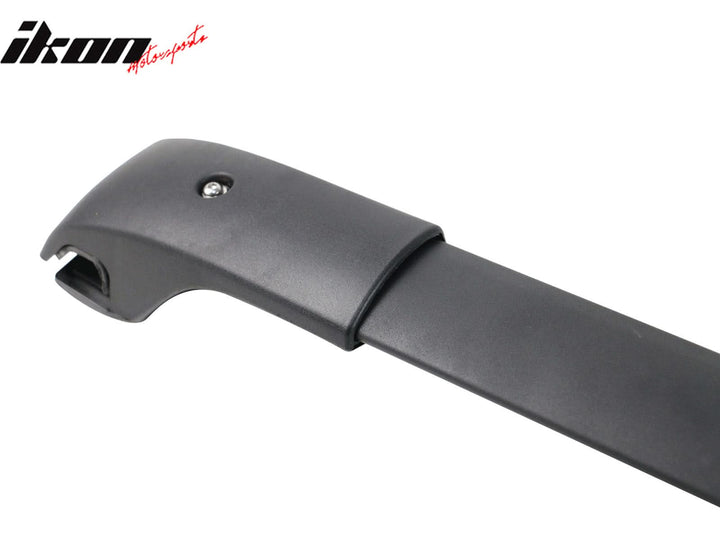 2012-2016 Subaru Impreza XV Crosstrek Unpainted Black Roof Rack Cross
