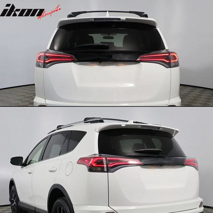 2013-2018 Toyota RAV4 OEM Style Black Roof Rack Cross Bar Aluminum