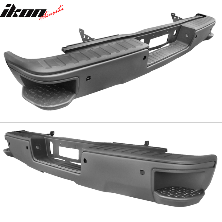 2014-2018 Silverado GMC Sierra 1500 Rear Step Bumper w/ Sensor Holes