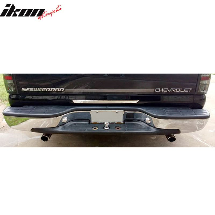 1999-2006 Chevy Silverado Sierra Fleetside Rear Step Bumper Steel