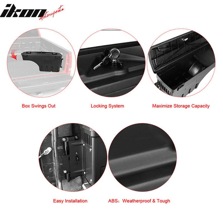 2007-2019 Toyota Tundra Truck Storage Box Toolbox ABS