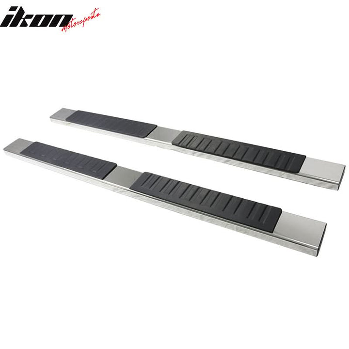 2007-2018 Chevy Silverado GMC Sierra 1500 Chrome Running Board Steel