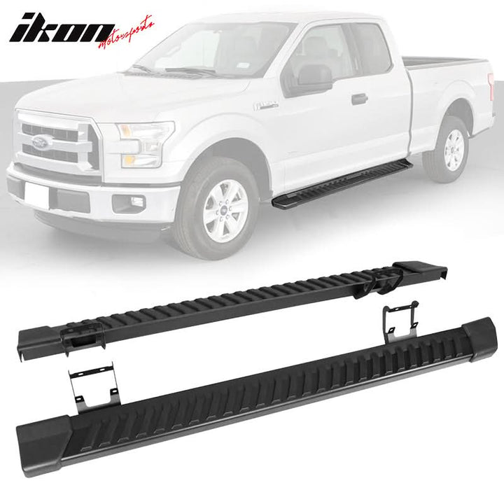 2015-2022 Ford F-150 Super Cab V Type Running Boards Side Step Bars