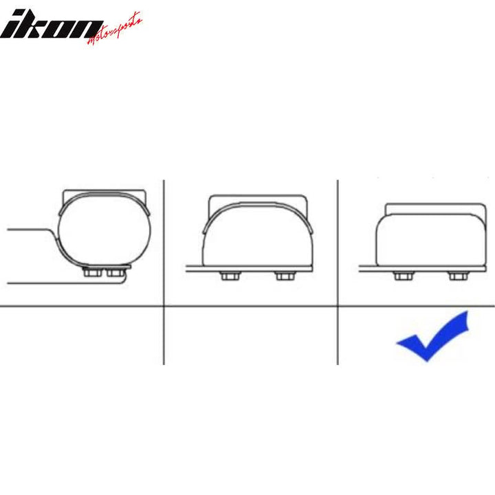 2007-2018 Chevy Silverado GMC Sierra 1500 Chrome Running Board Steel