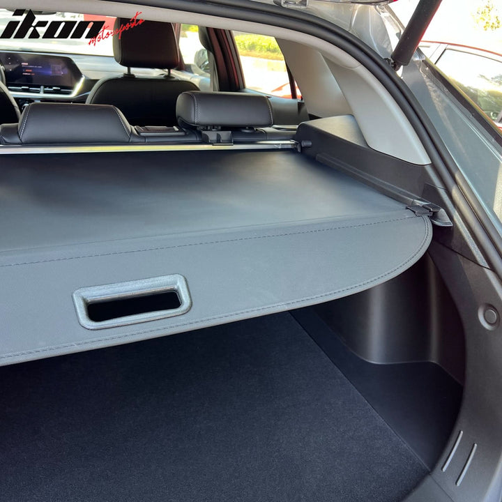 2024-2025 Chevrolet Trax Black Retractable Rear Trunk Cargo Cover Canv