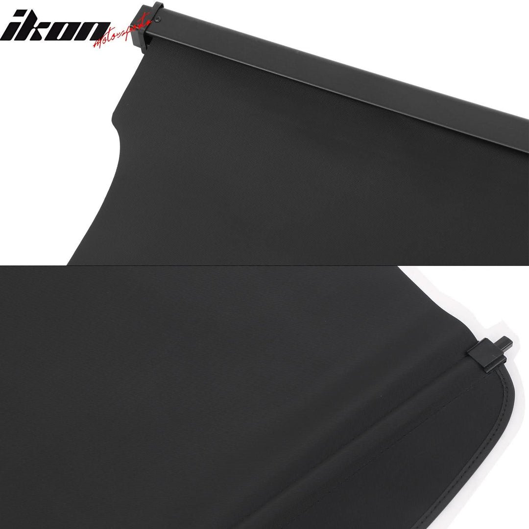 2020-2025 Ford Escape Black Retractable Rear Trunk Cargo Cover Canvas