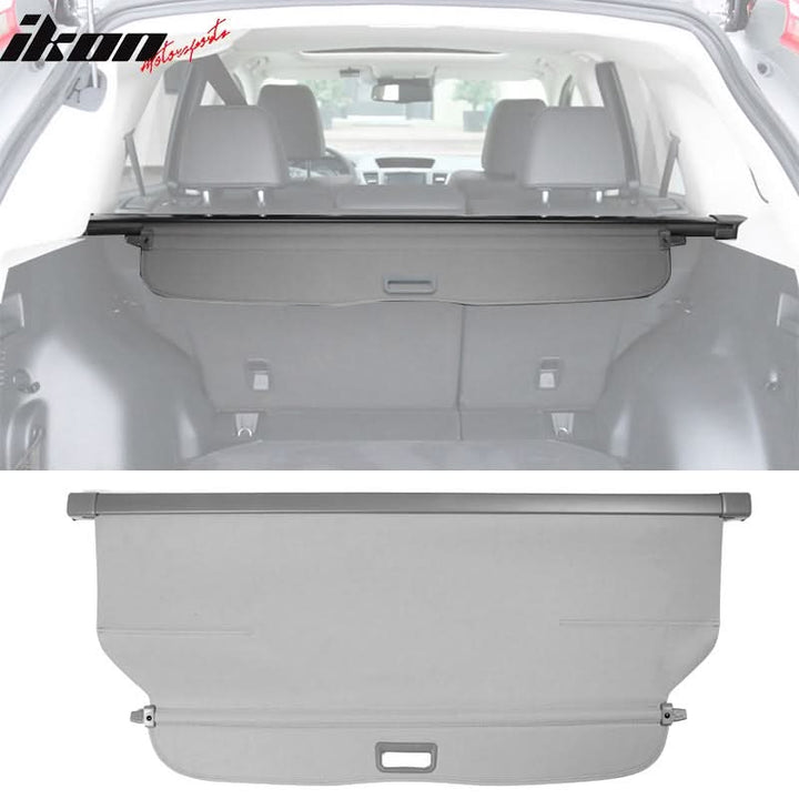 2012-2016 Honda CR-V OE Rear Luggage Cargo Cover Vinly Aluminum Rod