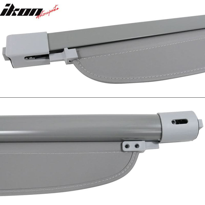 2007-2017 Jeep Compass Patriot Retractable Tonneau Cargo Shade Cover