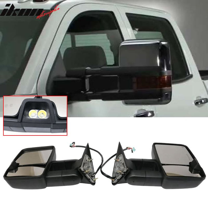2002-2007Â Silverado Tow Mirrors Power Heated Signal Arrow Light