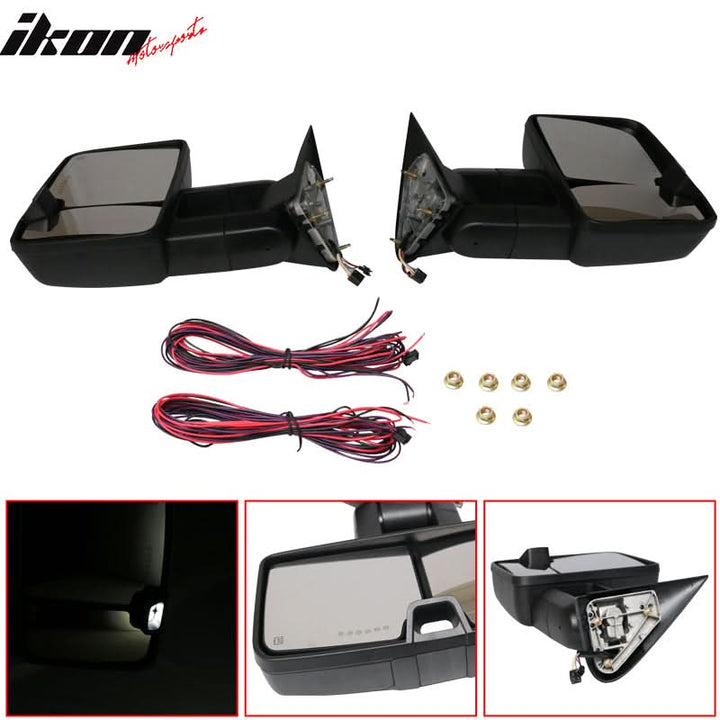 1999-2002 Silverado Tow Mirrors Power Heated Signal Arrow Lamp 2PC