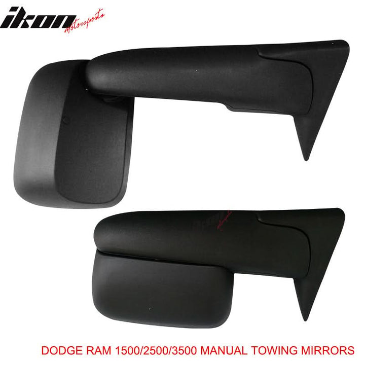 1994-2001Â Dodge Ram 1500 1994-2002 2500 3500 Towing Mirrors &Bracket
