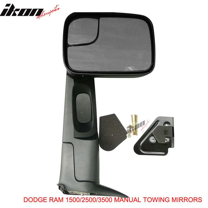 1994-2001Â Dodge Ram 1500 1994-2002 2500 3500 Towing Mirrors &Bracket