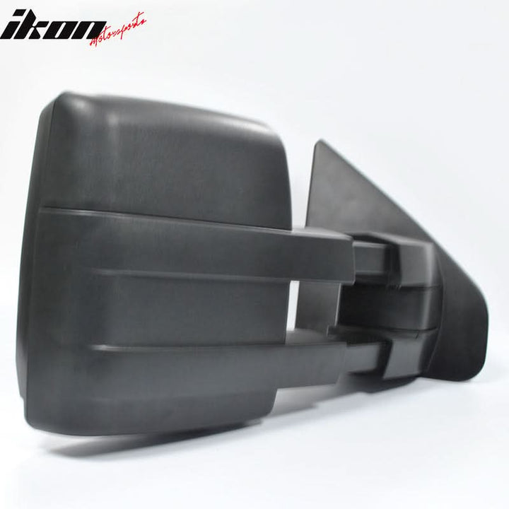 2004-2014Â F150 Side View Towing Mirrors Manual Non Heated Unpainted