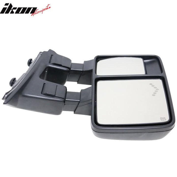 2008-2015Â F250 Towing Tow Mirrors Power Heated Signal Arrow Light