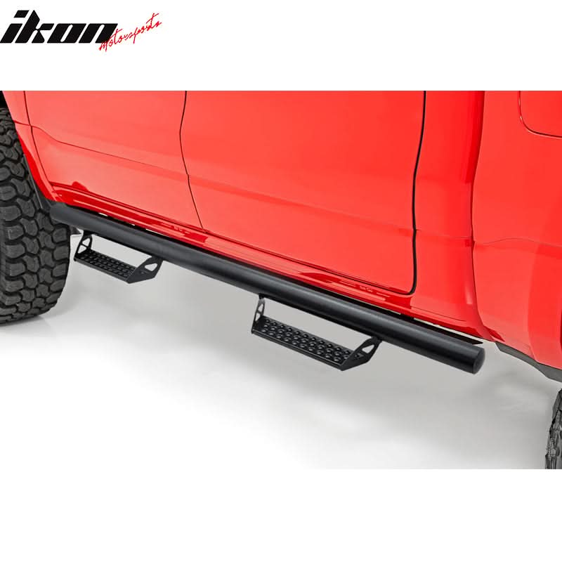 2007-2018 Chevy Silverado Extended Cab BCT Style Black Running Boards