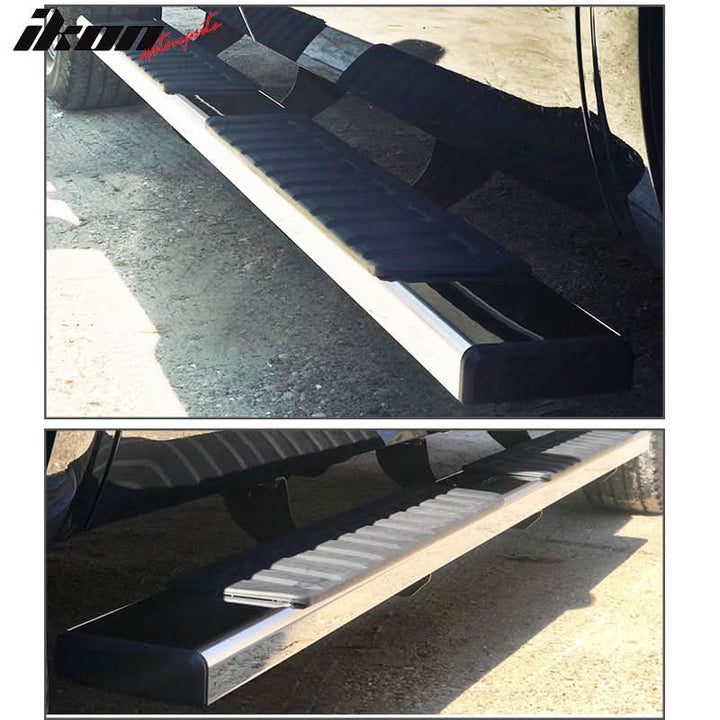 2007-2018 Chevy Silverado 1500 Crew Cab OE Side Running Board Steel