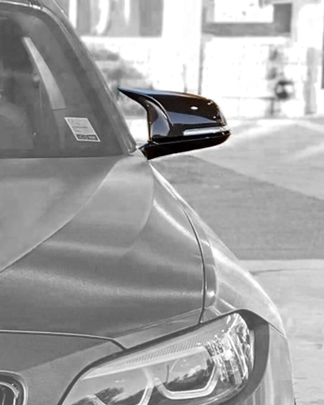 BMW  1 & 2 Series F20 F21 F22 F32 F87 M135i M140i M Style Carbon Fiber Side Mirror Covers (2012 - 2019)