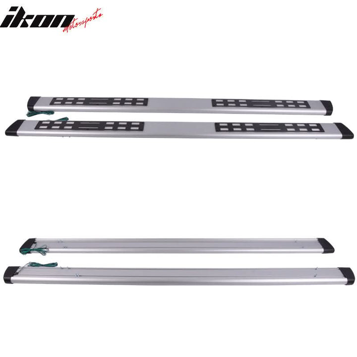 Fits 07-13 Sierra Avalanche White LED Strip Running Boards+Bracket