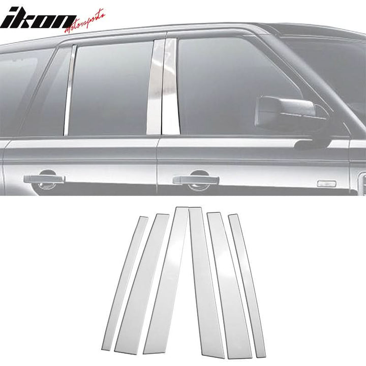 2006-2013 Range Rover Sport Pillar Posts Trim Stainless Steel 6PCS