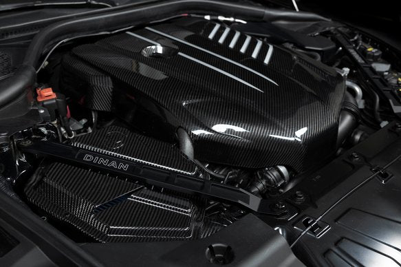 Dinan Cold Air Intake - 2020-2025 Toyota GR Supra 3.0 & 2020-2025 BMW Z4 M40i Semi-Open - Carbon Fiber - A90/A91/G29