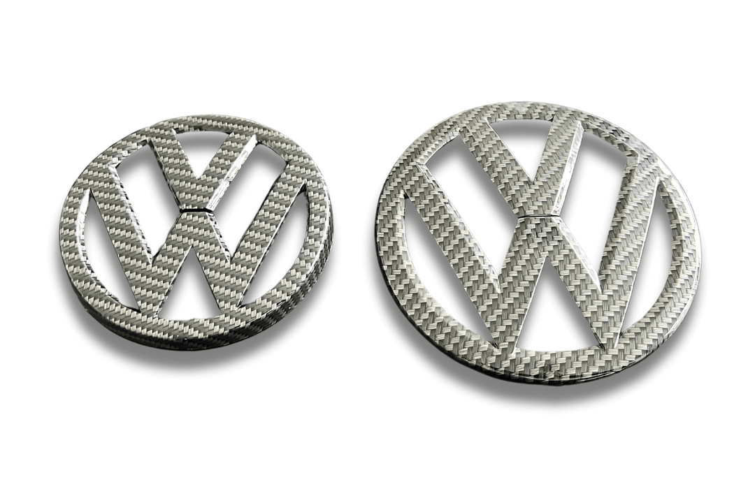 VW Golf 7 - Base, GTI, R - Carbon Fiber Look Emblem Set (2012-2017)