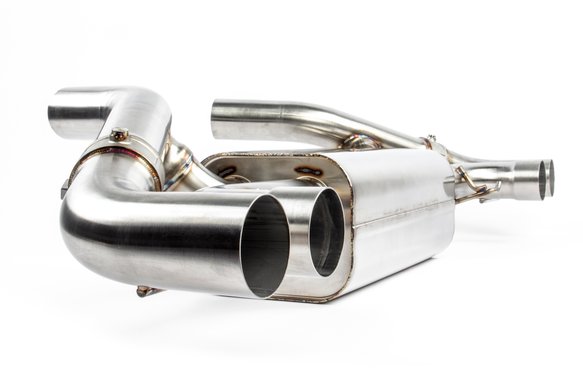 Dinan Free Flow Axle-Back Exhaust - 2020-2024 BMW M340i/M440i Stainless Steel - Black Tips - G20 / G22 / G23 / G26