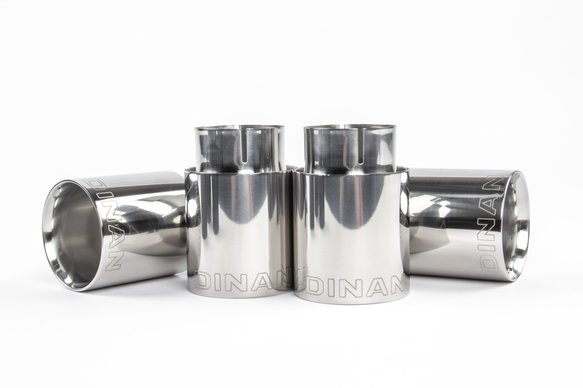 Dinan Valved Axle-Back Exhaust - 2022-2025 BMW M240i Stainless Steel - Polished Tips - G42