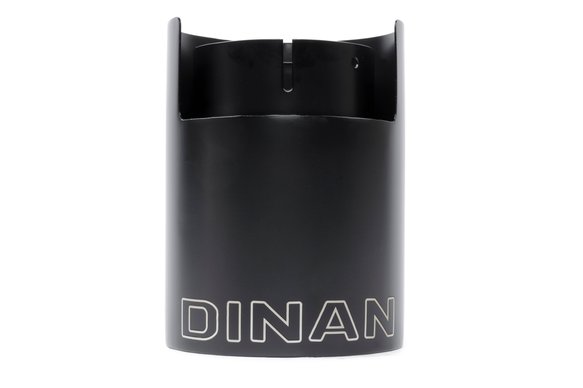 Dinan Double-Walled 4.5" Clamp-On Exhaust Tip (Black Ceramic) Black - 4.5" Outlet, 3.25" Inlet