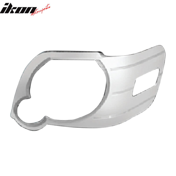 2006-2010 Ford Explorer Chrome Front Headlights Bezel Cover Trim ABS
