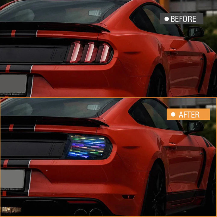 NTXGlow RGB Matrix Tail Lights (2015-2023 Ford Mustang)