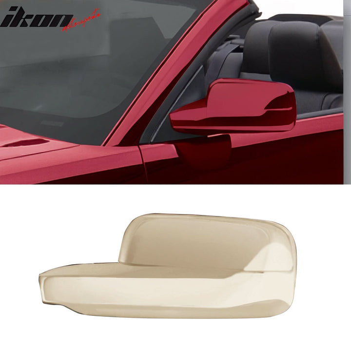 2005-2009 Ford Mustang Rear Side View Mirror Covers Overlay ABS Raw