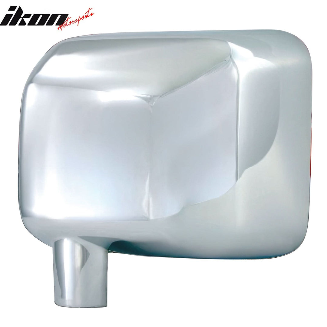 2007-2018 Jeep Wrangler Chrome Side Mirror Cover Cap Trim Replacement