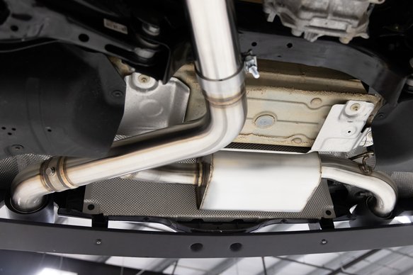 Dinan Valved Cat-Back Exhaust - 2020-2025 Toyota GR Supra 3.0 Stainless Steel - Black Tips - A90/A91