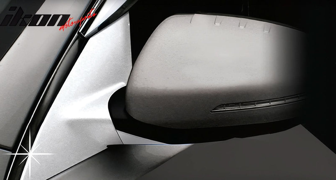2011-2015 Kia Optima Rearview Mirror Cover Overlay Chrome ABS Pair