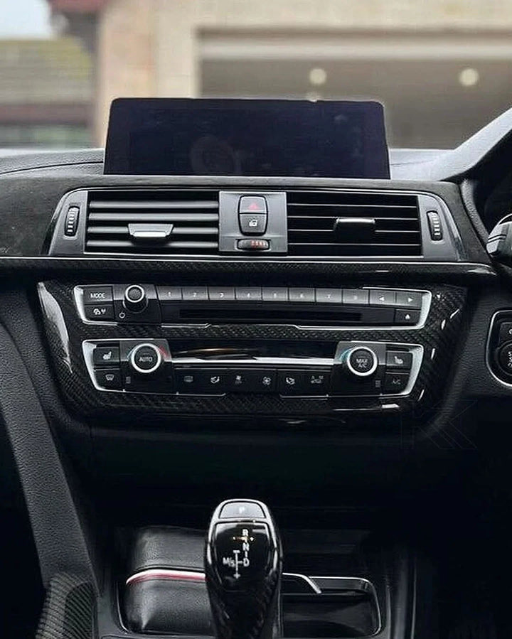 BMW 3 Series F30 Carbon Fiber Radio Cover Trim (2011 - 2019)