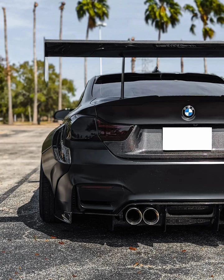 BMW 3 Series F80 F82 M3 M4 PSM Style Carbon Fiber Rear Diffuser Under Tray (2015 - 2020)