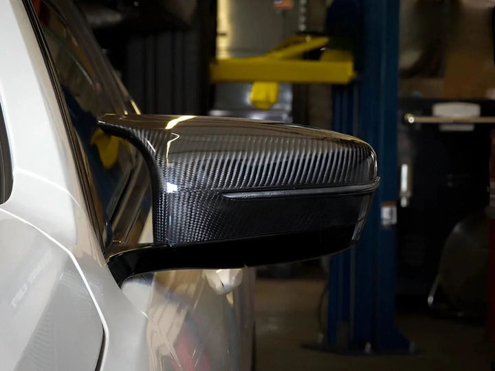 BMW 5 Series F90 M5 M Style Carbon Fiber Side Mirror Cover (2018+)