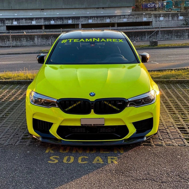BMW 5 Series F90 M5 GTS Style Carbon Fiber Front Lip Splitter (2019 +)