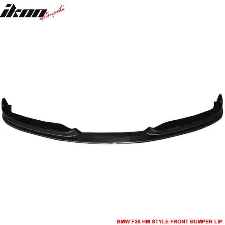 2012-2015 BMW F30 3-Series HM Style Front Bumper Lip Carbon Fiber CF