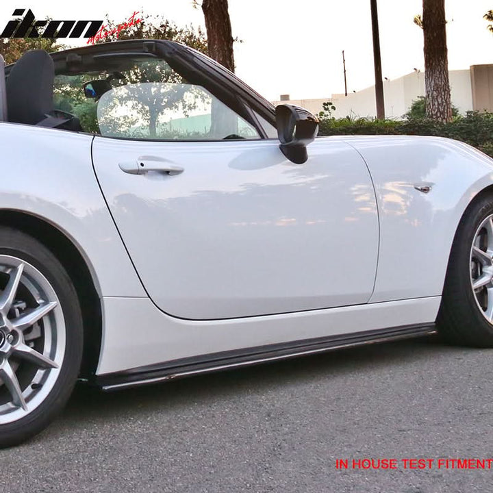2016-2020 Mazda MX5 Miata CS Style Side Skirts Carbon Fiber