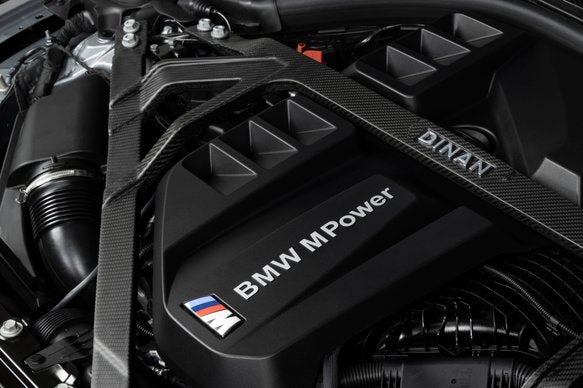 Dinan Matte Carbon Fiber Strut Tower Brace - 2021-2025 BMW M2/M3/M4 Matte Carbon Fiber - G80/G82/G83/G87