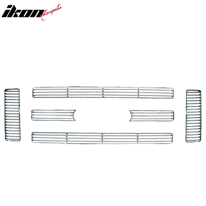 2008-2010 Ford F-250 Chrome Front Bumper Hood Upper Insert Grille ABS