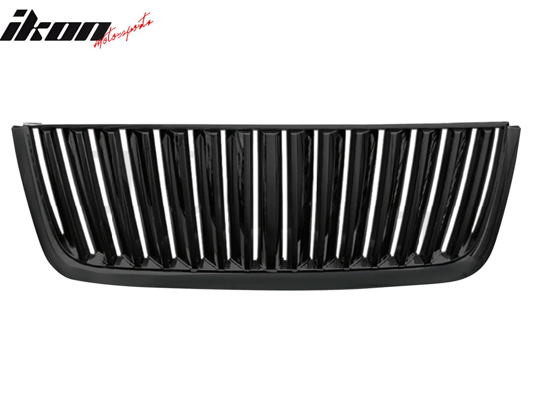 2003-2006 Ford Expedition Vertical Style Front Bumper Grille Black ABS