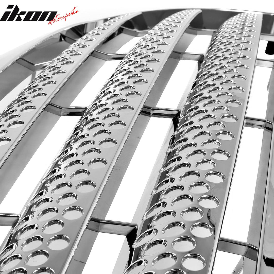 2009-2014 Ford F-150 Chrome Front Bumper Hood Upper Insert Grille ABS