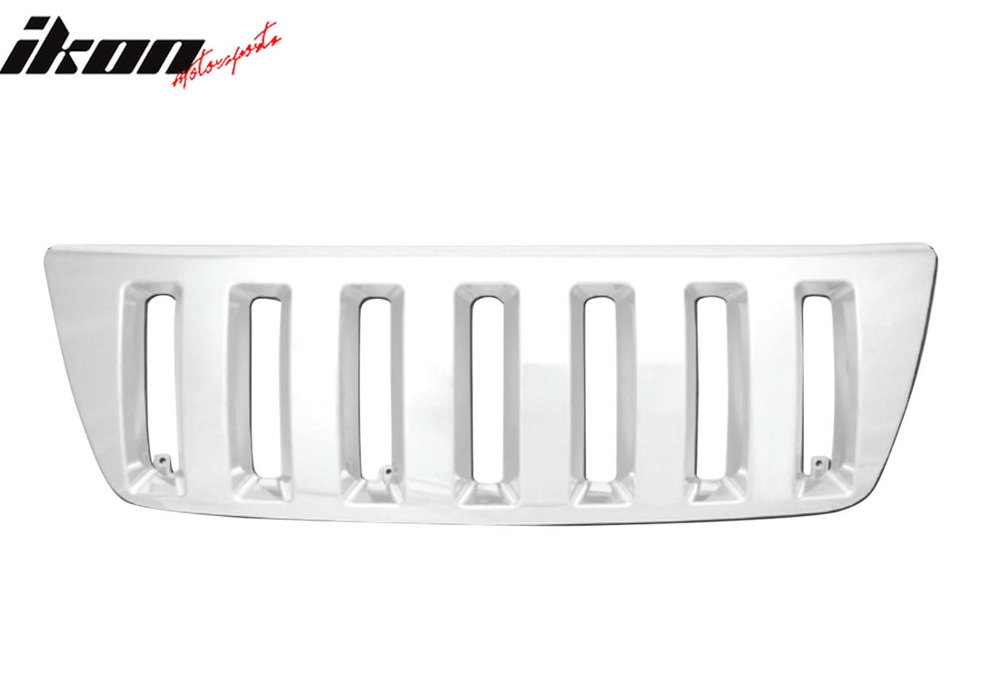 1999-2004 Jeep Grand Cherokee Vertical Chrome Front Upper Grille ABS