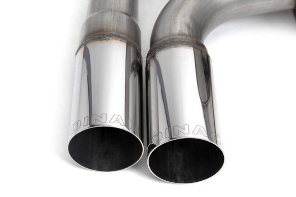 Dinan Free Flow Axle-Back Exhaust - 2017-2021 BMW 230i CLEARANCE ITEM / ALL SALES FINAL - Stainless Steel - Polished Tips - F22